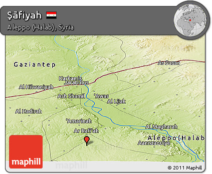 Physical Panoramic Map of Şāfiyah