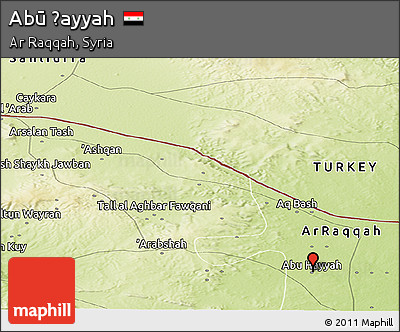 Physical Panoramic Map of Abū Ḩayyah