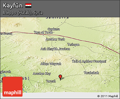 Physical Panoramic Map of Kayfūn
