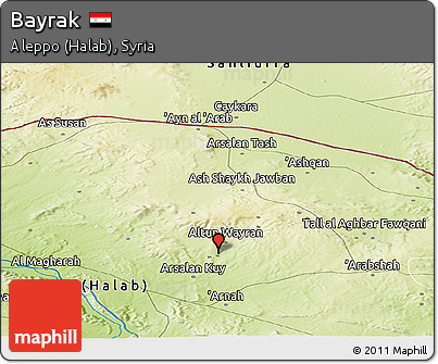 Physical Panoramic Map of Bayrak