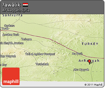 Physical Panoramic Map of Ḩawālik