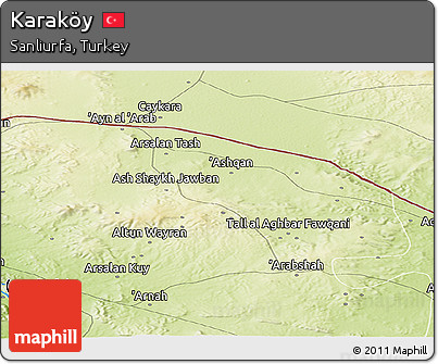 Physical Panoramic Map of Karaköy