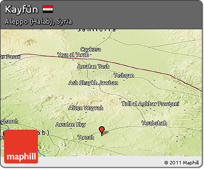 Physical Panoramic Map of Kayfūn