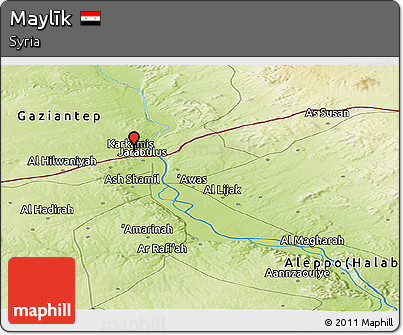 Physical Panoramic Map of Maylīk