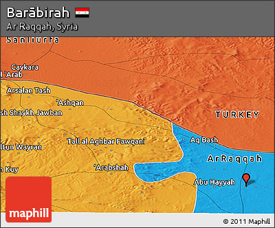 Political Panoramic Map of Barābirah