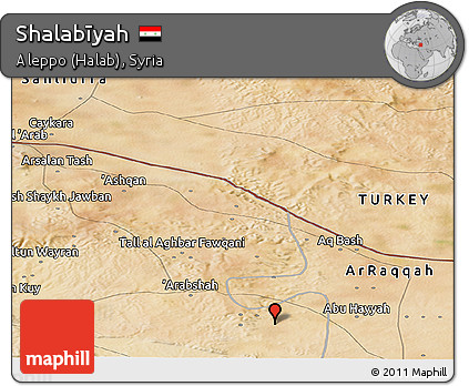 Satellite Panoramic Map of Shalabīyah