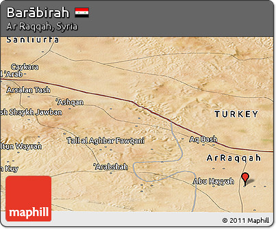 Satellite Panoramic Map of Barābirah