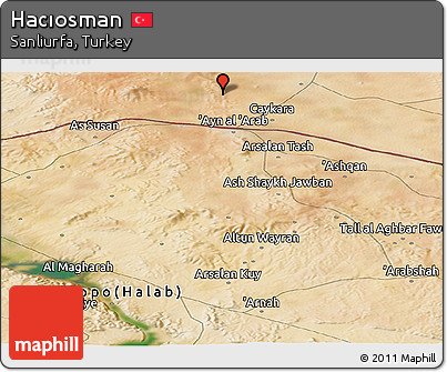 Satellite Panoramic Map of Hacıosman