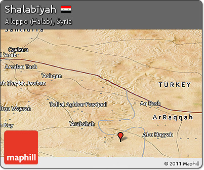 Satellite Panoramic Map of Shalabīyah