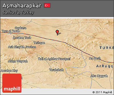 Satellite Panoramic Map of Aşmaharapkâr