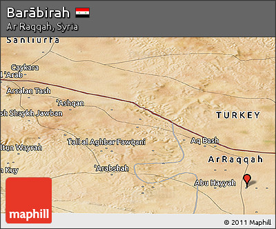 Satellite Panoramic Map of Barābirah