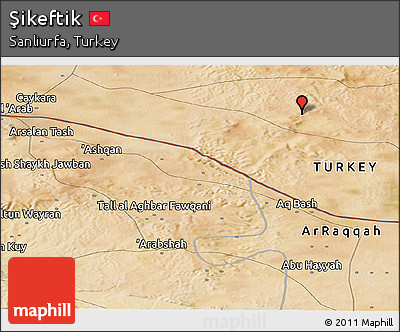 Satellite Panoramic Map of Şikeftik