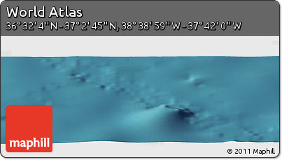 Satellite Panoramic Map of the Area around 36° 47' 25" N, 38° 10' 29" W