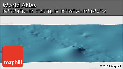 Satellite Panoramic Map of the Area around 36° 47' 25" N, 38° 10' 29" W
