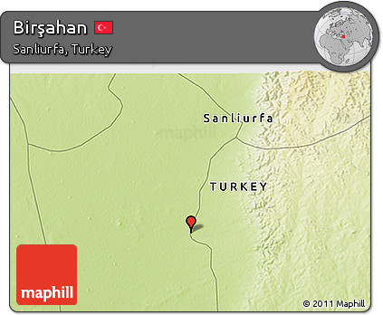 Physical 3D Map of Birşahan