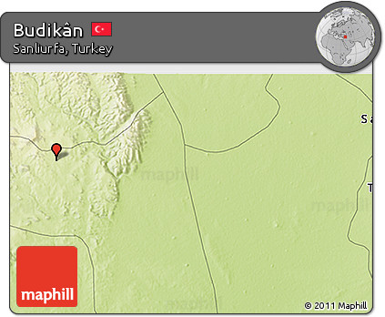 Physical 3D Map of Budikân