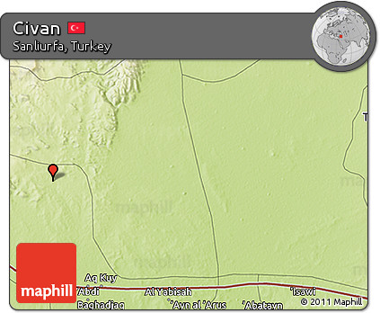 Physical 3D Map of Civan