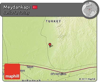 Physical 3D Map of Meydankapı