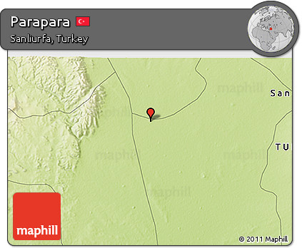 Physical 3D Map of Parapara