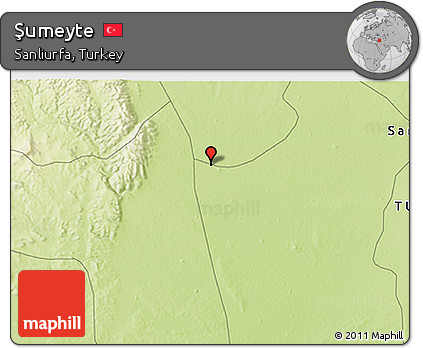Physical 3D Map of Şumeyte
