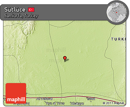 Physical 3D Map of Sütlüce