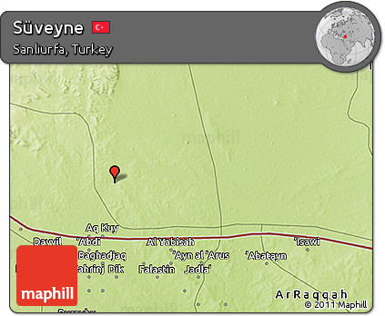 Physical 3D Map of Süveyne