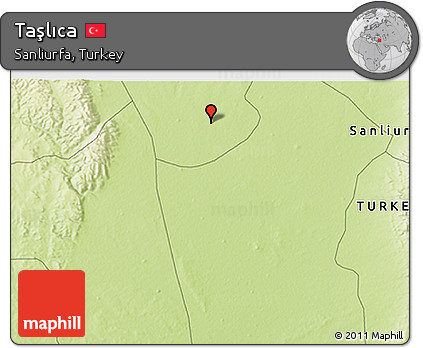 Physical 3D Map of Taşlıca