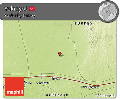Physical 3D Map of Yakınyol