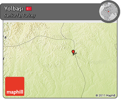 Physical 3D Map of Yolbaşı