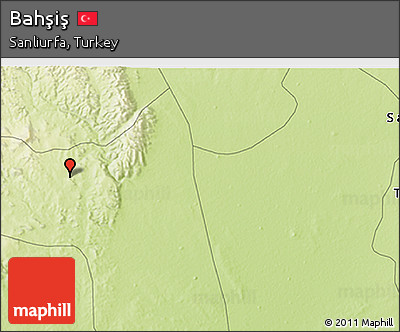 Physical 3D Map of Bahşiş