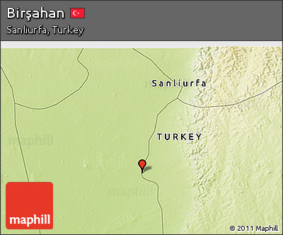 Physical 3D Map of Birşahan