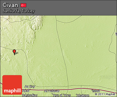Physical 3D Map of Civan