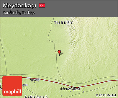 Physical 3D Map of Meydankapı