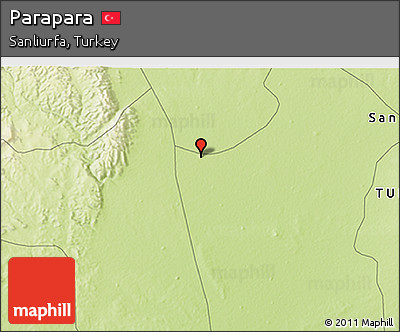 Physical 3D Map of Parapara