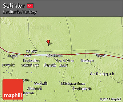 Physical 3D Map of Salihler