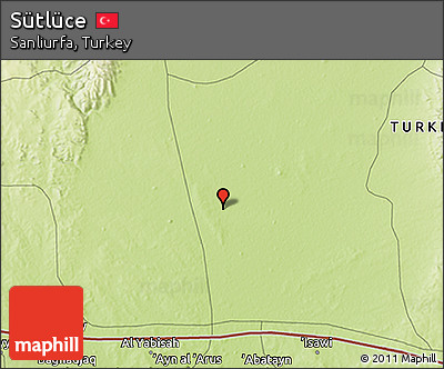 Physical 3D Map of Sütlüce