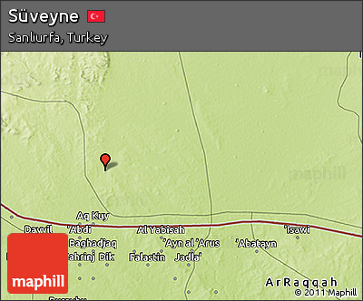 Physical 3D Map of Süveyne