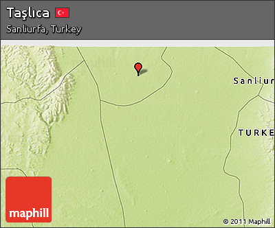 Physical 3D Map of Taşlıca