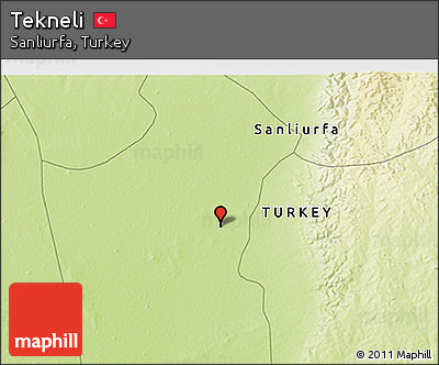 Physical 3D Map of Tekneli