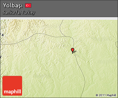 Physical 3D Map of Yolbaşı