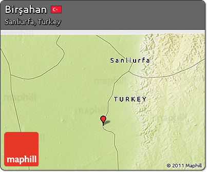 Physical 3D Map of Birşahan
