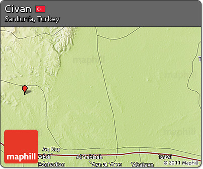 Physical 3D Map of Civan