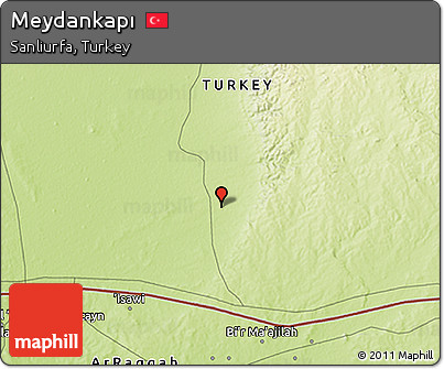 Physical 3D Map of Meydankapı
