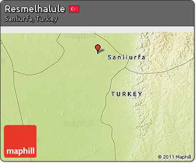 Physical 3D Map of Resmelhalule