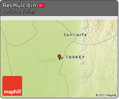 Physical 3D Map of Resmülcibin