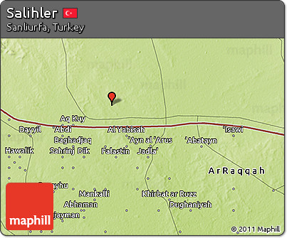 Physical 3D Map of Salihler
