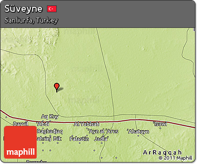 Physical 3D Map of Süveyne