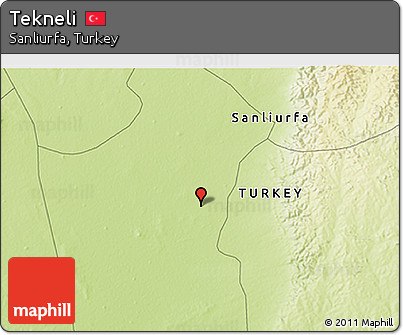 Physical 3D Map of Tekneli