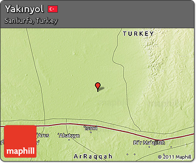 Physical 3D Map of Yakınyol