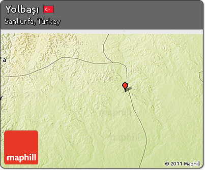 Physical 3D Map of Yolbaşı
